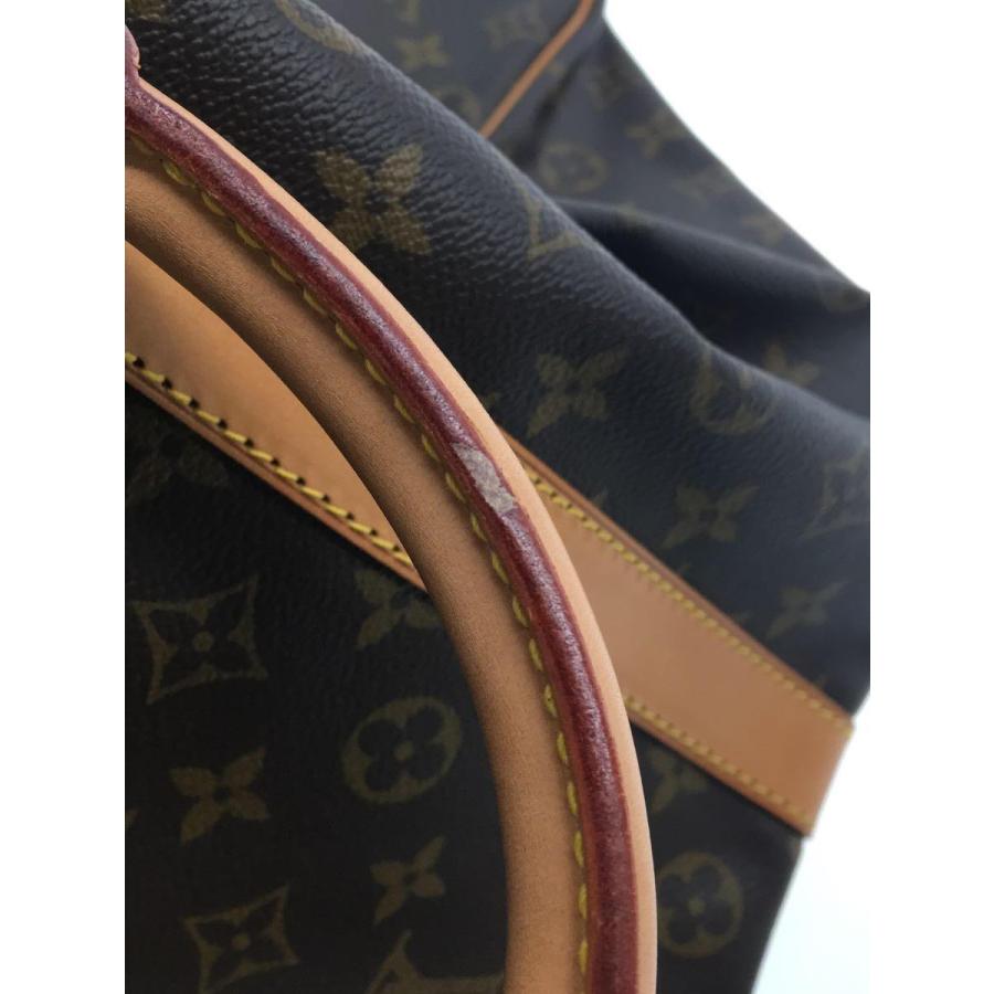 LOUIS VUITTON◇キーポル・バンドリエール60_モノグラム_BRW/ボストン