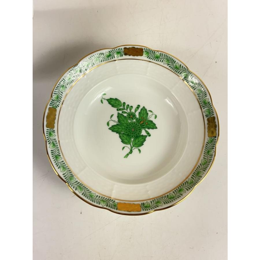 Herend◇カップ&ソーサー/湯呑/5点セット/アポニーグリーン Herend◇カップ&ソーサー/湯呑/5点セット/アポニーグリーン