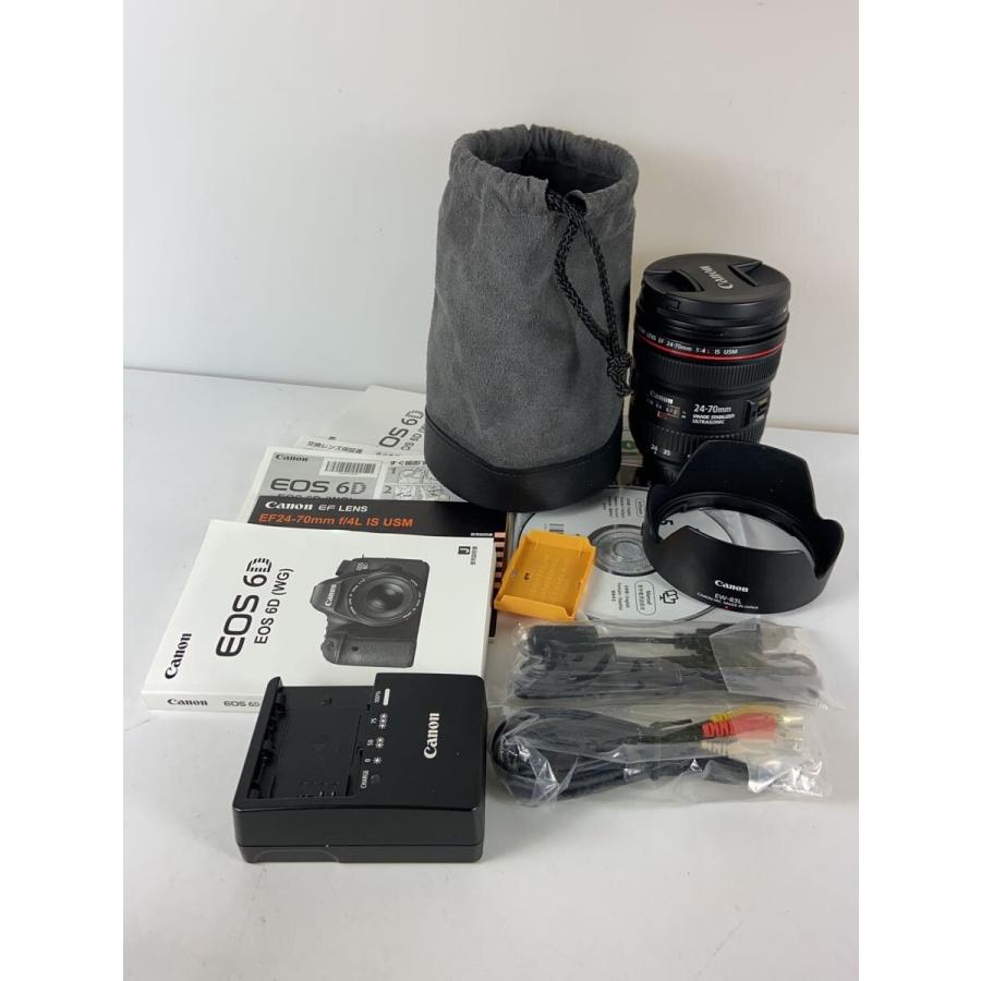 美品　Canon  EOS 6D(WG) EF24-70L IS レンズキット Canon EOS 6D(WG) EF24-70L IS レンズキット 【公式通販】