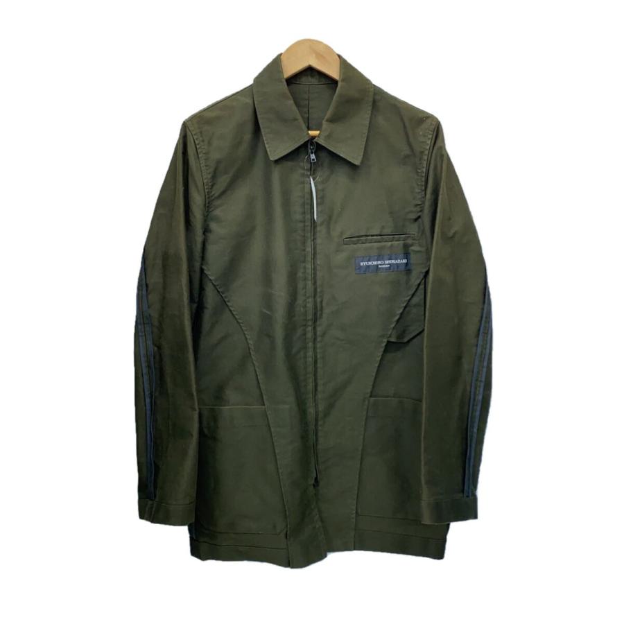 98AW/RYUICHIRO SHIMAZAKI/ジャケット/L/コットン/KHK : セカンド