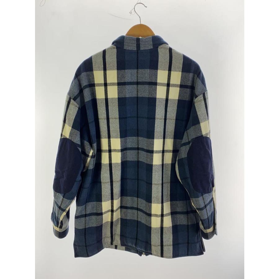 90s/OXBOW/エルボーパッチ/ジャケット/--/ウール/NVY/チェック 90s/OXBOW/エルボーパッチ/ジャケット/--/ウール/NVY/チェック