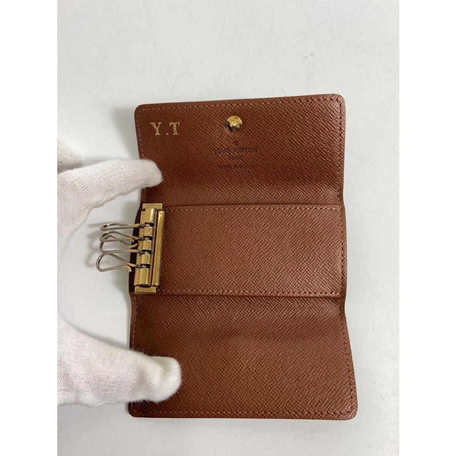 LOUIS VUITTON◆ミュルティクレ4_モノグラム・キャンバス/レザー/BRW/レディース_3