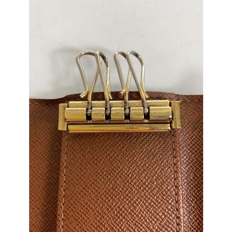 LOUIS VUITTON◆ミュルティクレ4_モノグラム・キャンバス/レザー/BRW/レディース_4