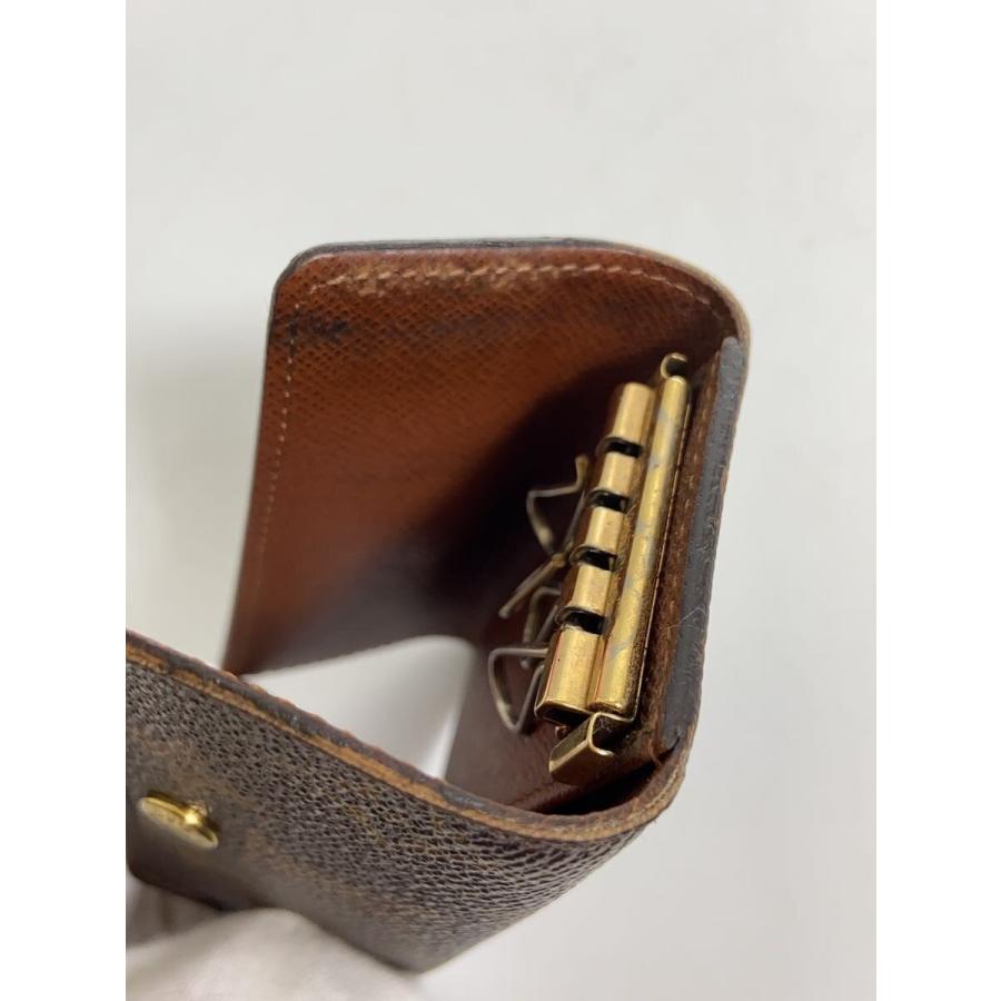 LOUIS VUITTON◆ミュルティクレ4_モノグラム・キャンバス/レザー/BRW/レディース_7