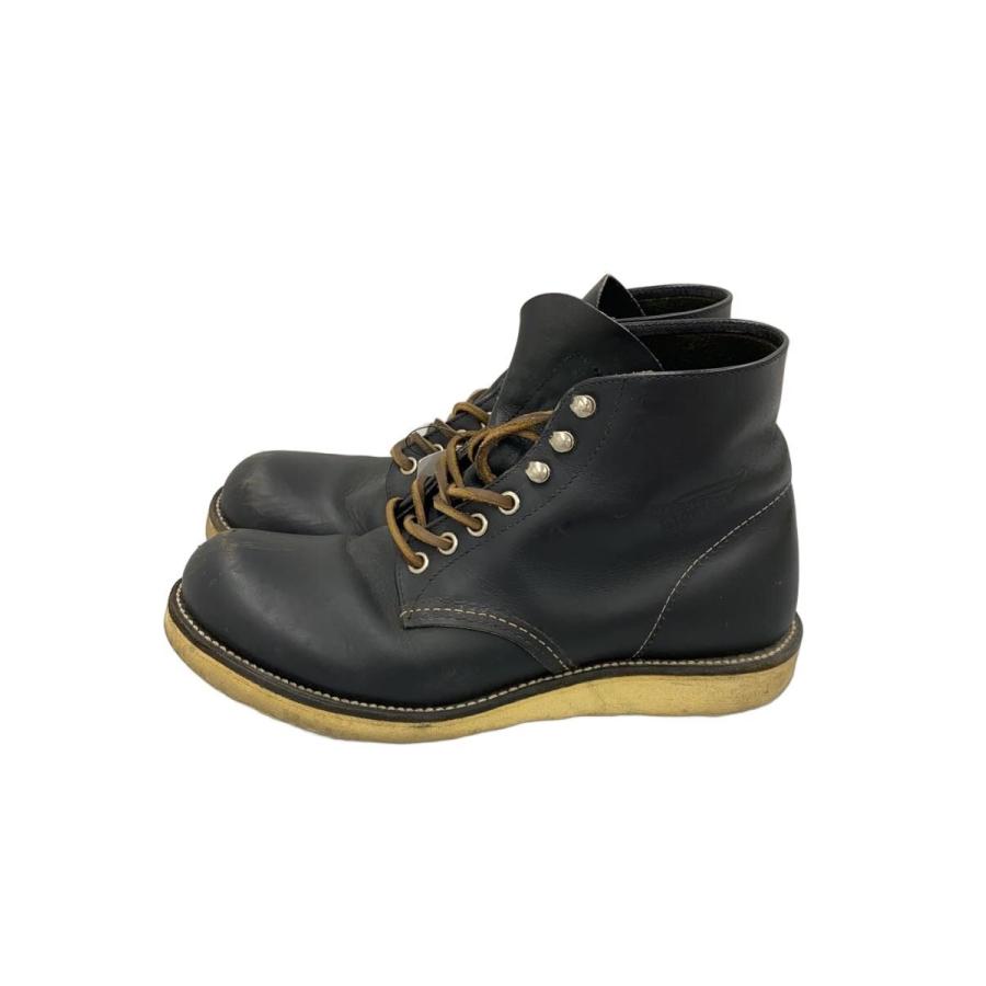 【新品未使用】25.5 RED WING レッドウイング 8165 アウトレット RED WING◇ブーツ/25.5cm/BLK/レザー/8165// : セカンドストリート