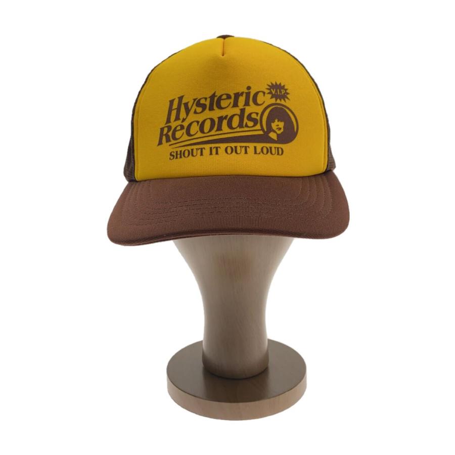 HYSTERIC GLAMOUR◇メッシュキャップ/FREE/ポリエステル/BRW HYSTERIC GLAMOUR◇メッシュキャップ/FREE/ポリエステル/BRW