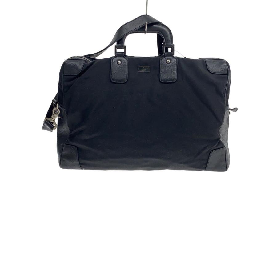 GUCCI◇グッチ/ボストンバッグ/ナイロン/黒/ブラック/BLK// : セカンド