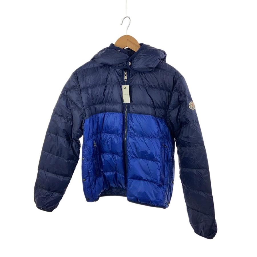 MONCLER◇モンクレール/ダウンジャケット/1/ナイロン/青/ブルー/BLU/C