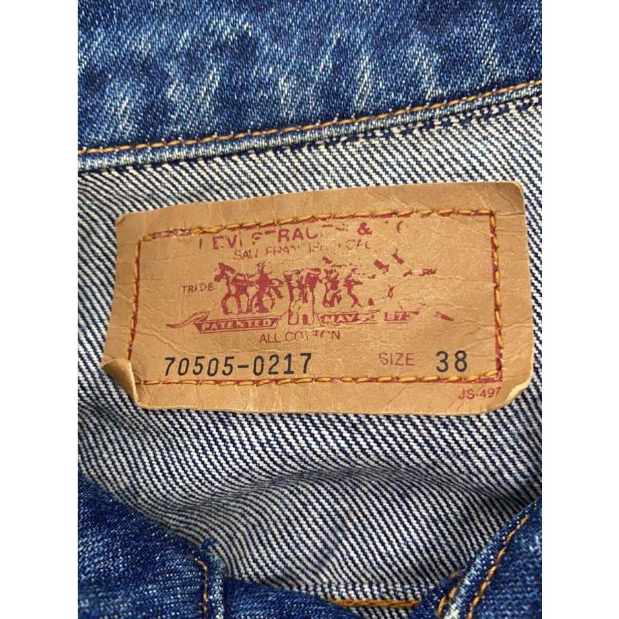 Levi's◇リーバイス/90s/70505/日本製/スモールe/Gジャン/38/コットン