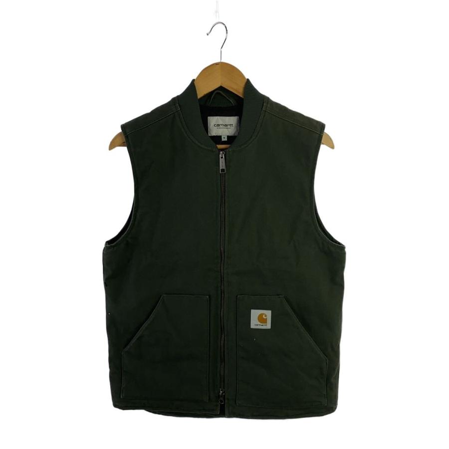 Carhartt◇カーハート/ベスト/M/コットン/カーキ/CLASSIC VEST/1028423