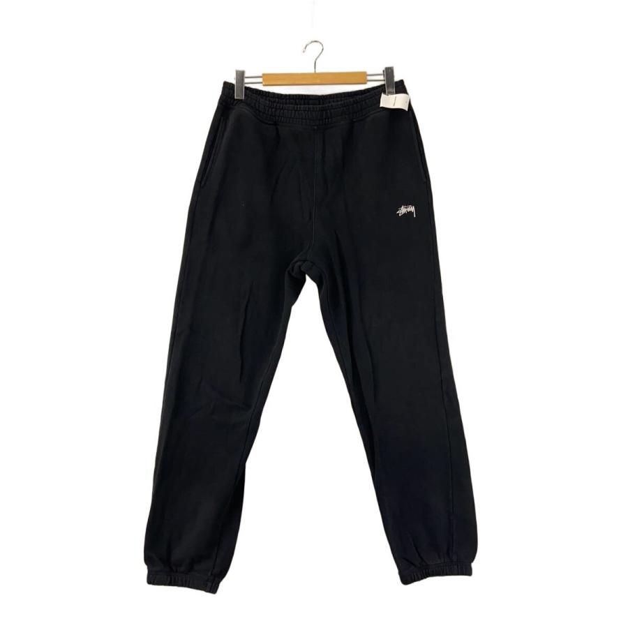 STUSSY◇ステューシー/スウェットパンツ/ボトム/L/コットン/ブラック