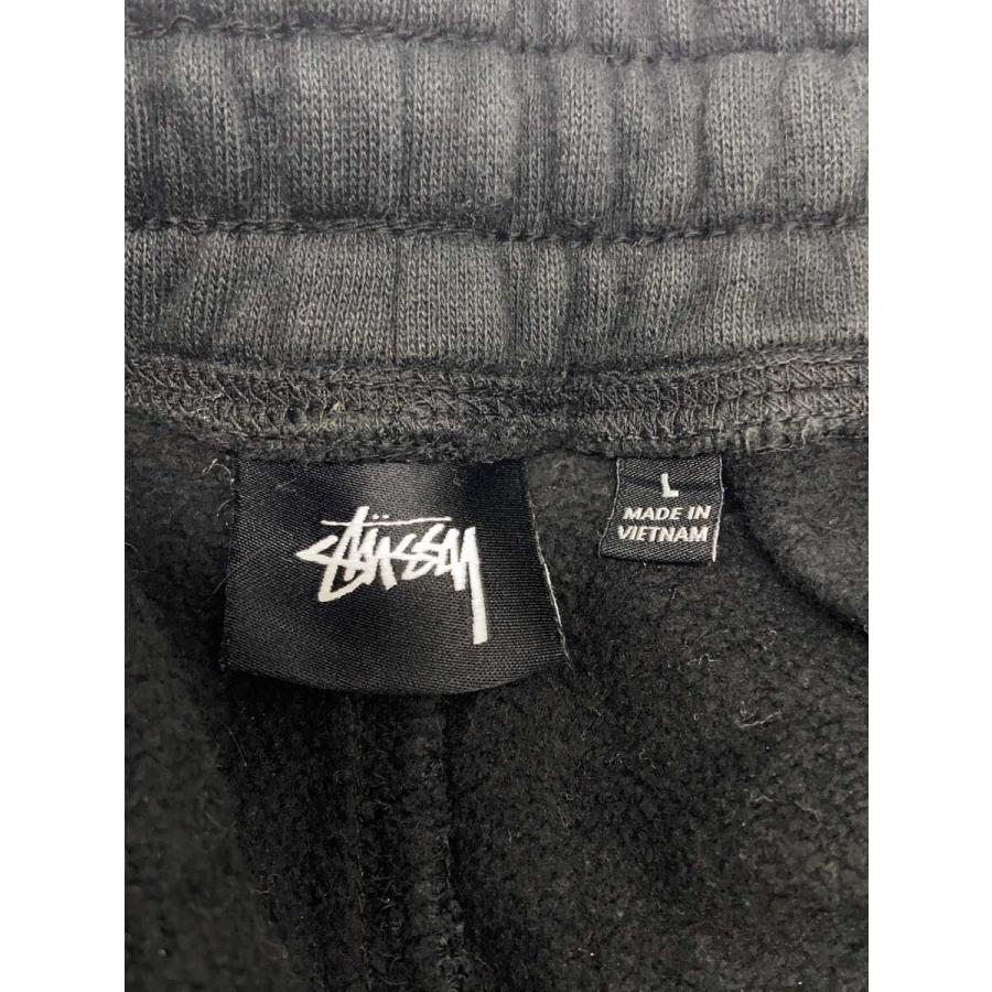 STUSSY◇ステューシー/スウェットパンツ/ボトム/L/コットン/ブラック