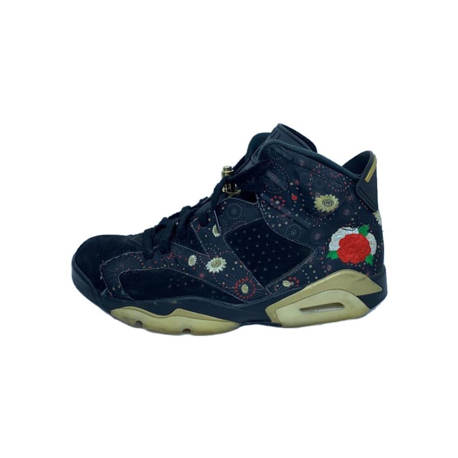 NIKE◇AIR JORDAN 6 RETRO CNY/エアジョーダンレトロ/ブラック/AA2492 