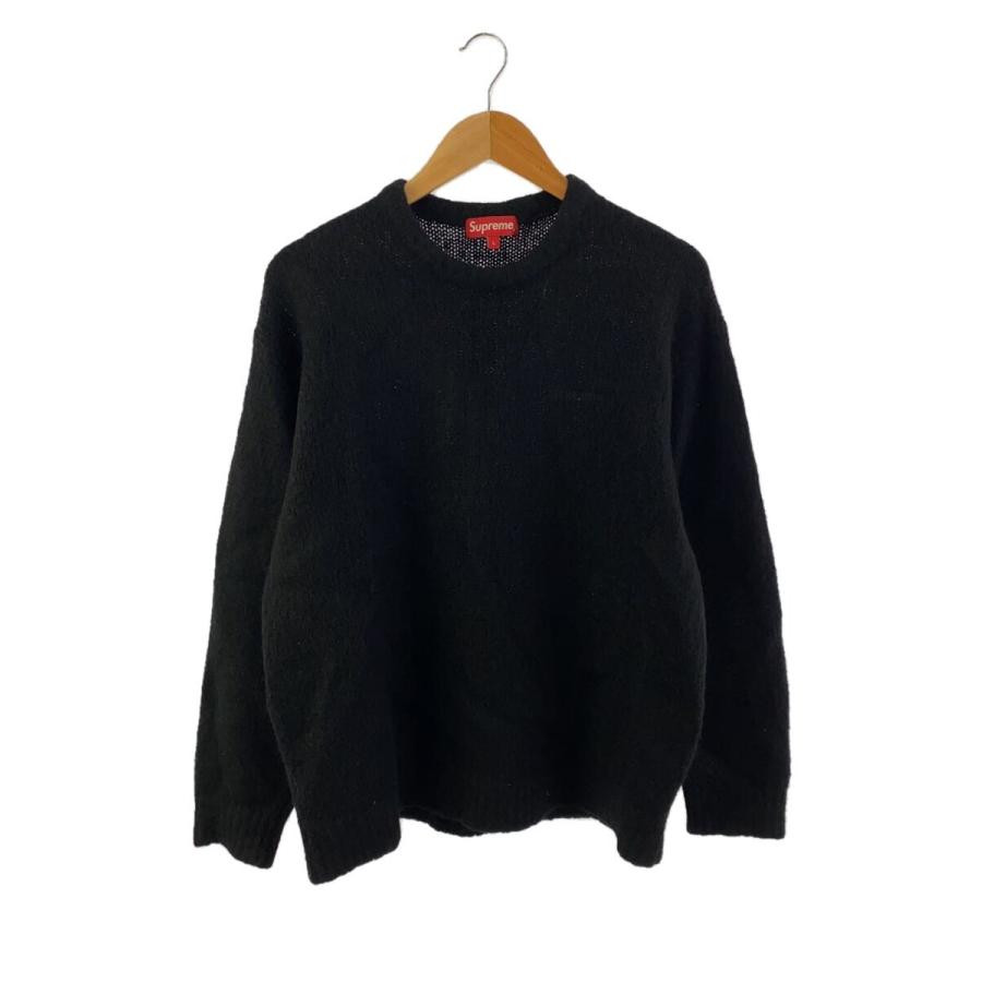 Supreme◇ニット・セーター(薄手)/L/ウール/BLK : セカンド Supreme◇ニット・セーター(薄手)/L/ウール/BLK : セカンド