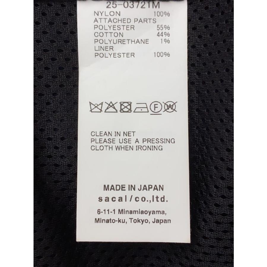 sacai◇25SS/TASLAN NYLON BLOUSON/2/ナイロン/ネイビー/25-03721M