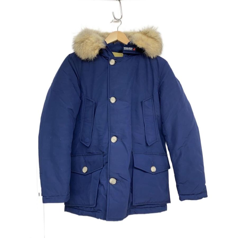 Woolrich◇ARCTIC PARKA/アークティックパーカ/XS/ナイロン/NVY/無地