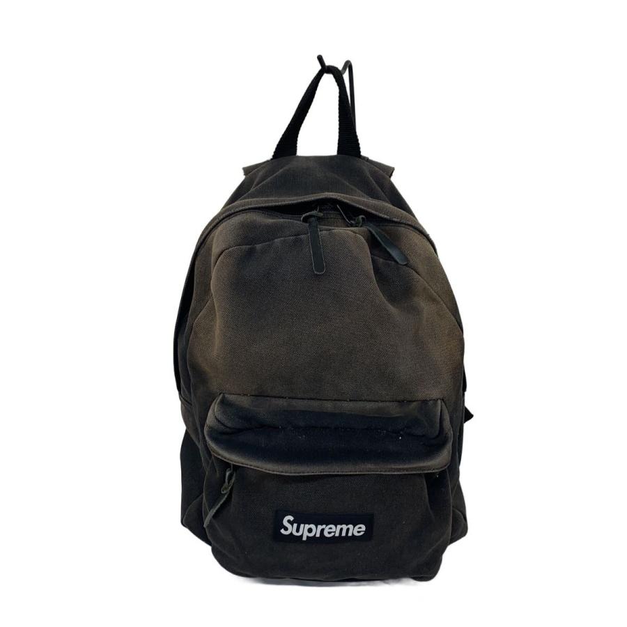 Supreme Canvas Backpack Black リュック Supreme】 Unisex Canvas Backpack Black (Supreme/バックパック