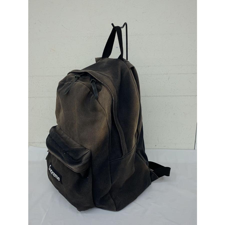 Supreme Canvas Backpack Black リュック Supreme◇Canvas Backpack/リュック/ブラック/黒/無地/色褪せ