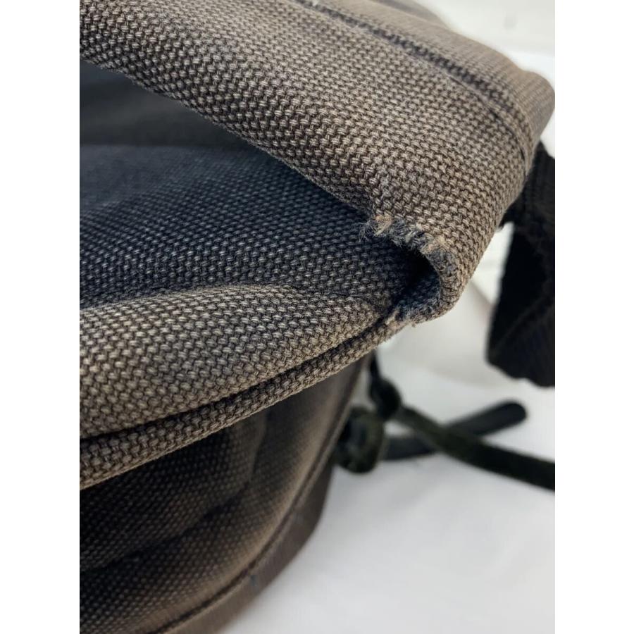 Supreme◇Canvas Backpack/リュック/ブラック/黒/無地/色褪せ