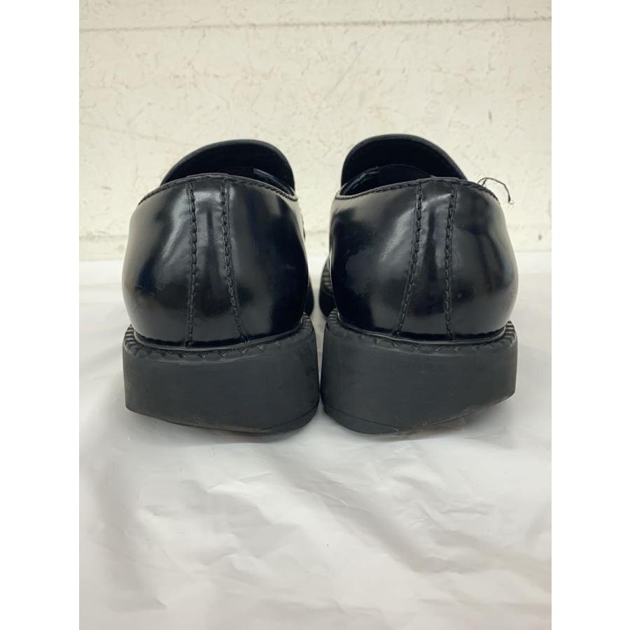 PRADA◇チョコレートブラッシュドレザーローファー/ローファー/UK7