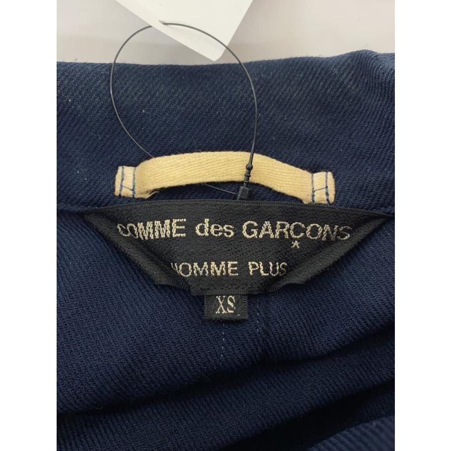 コムデギャルソンオムプリュス　紺　テーラードジャケットXS COMME des GARCONS HOMME PLUS◇テーラードジャケット/XS/ポリエステル