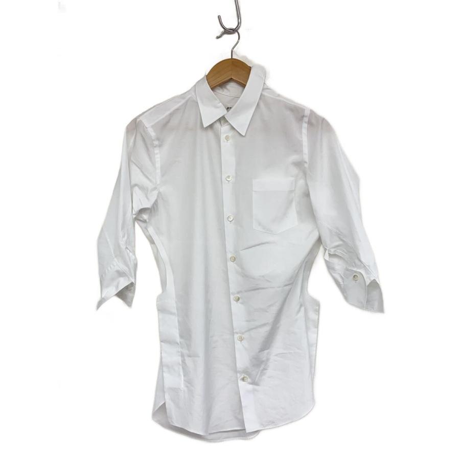 JUNYA WATANABE COMME des GARCONS◇半袖シャツ/L/コットン/WHT/無地 