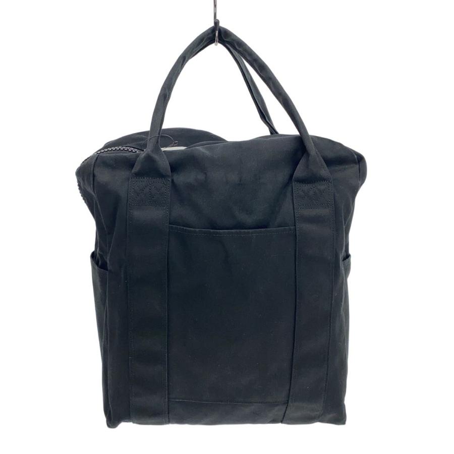 COMME des GARCONS HOMME PLUS◇トートバッグ/ポリエステル/BLK/無地 