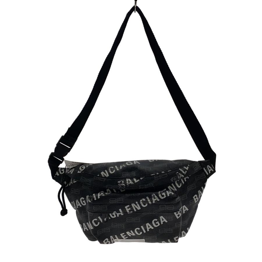BALENCIAGA◇ウエストバッグ/--/BLK/総柄/713042 : セカンドストリート