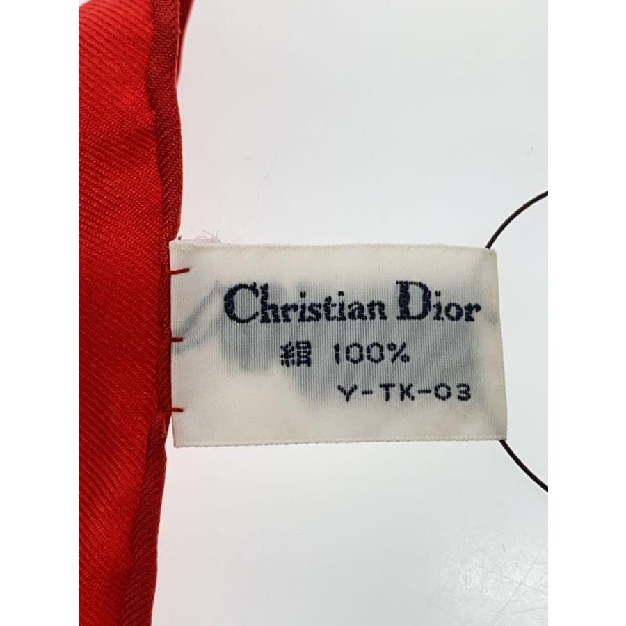 Christian Dior◇スカーフ/シルク/マルチカラー/総柄/レディース