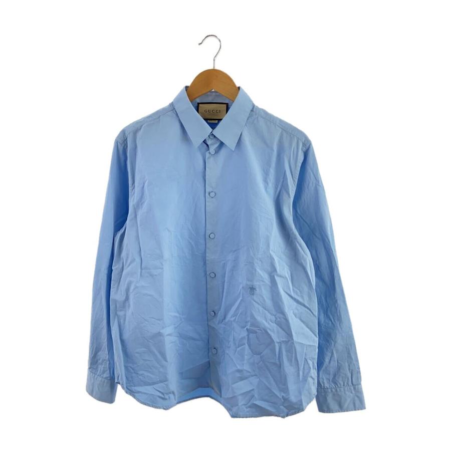 GUCCI◇長袖シャツ/16/コットン/BLU/723698 : セカンド GUCCI◇長袖シャツ/16/コットン/BLU/723698 : セカンド