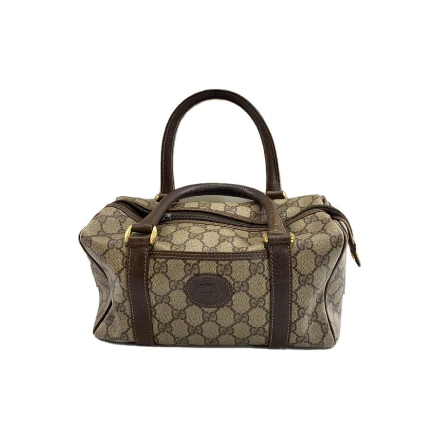 GUCCI◇ボストンバッグ/--/BEG/総柄/000・58・0093 : セカンド