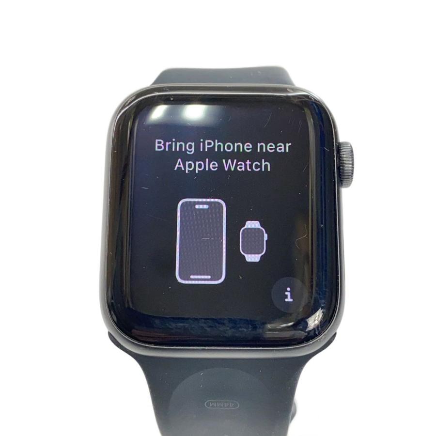 Apple◇Apple Watch SE GPSモデル 44mm MYDT2J/A [ブラック]/デジタル 