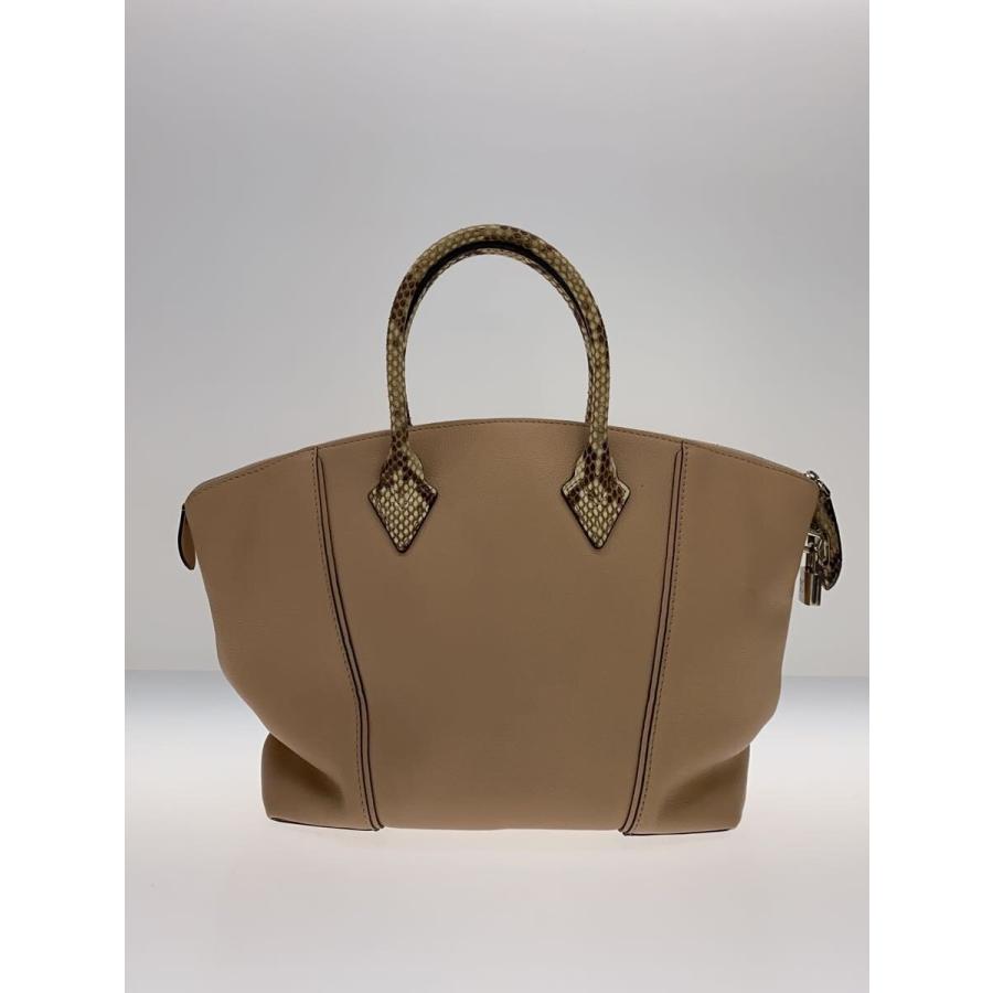 LOUIS VUITTON◇ロックイットMM_トリヨン_パイソンハンドル/レザー/PNK