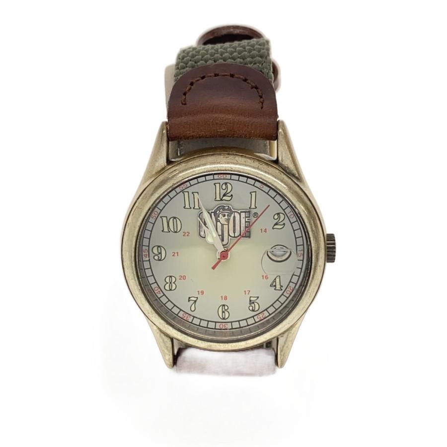 FOSSIL◇クォーツ腕時計/アナログ/--/WHT/KHK/SS/LI-1047// : セカンド 