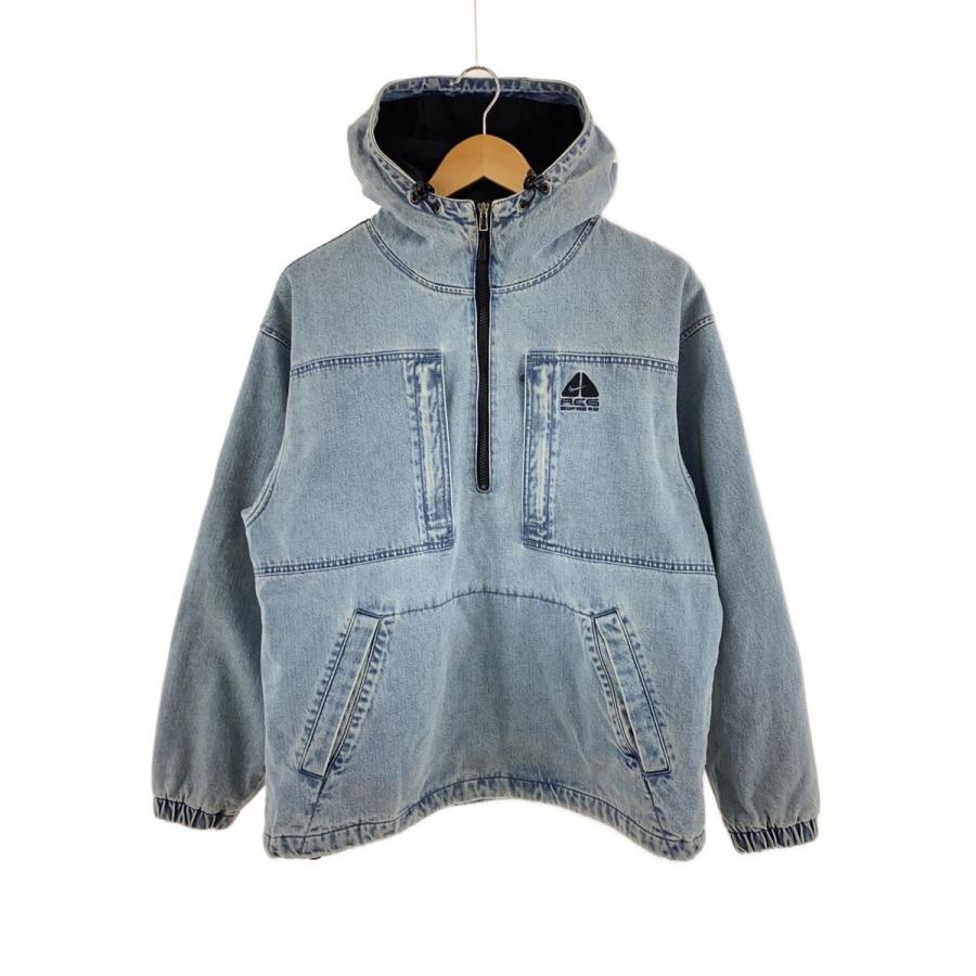 Supreme◇22AW/×NIKE ACG Denim Pullover/ジャケット/L/コットン/BLU