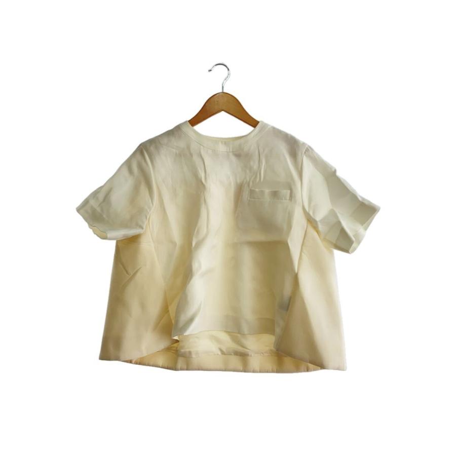 sacai◇半袖ブラウス/3/--/WHT/無地// : セカンドストリートYahoo!店