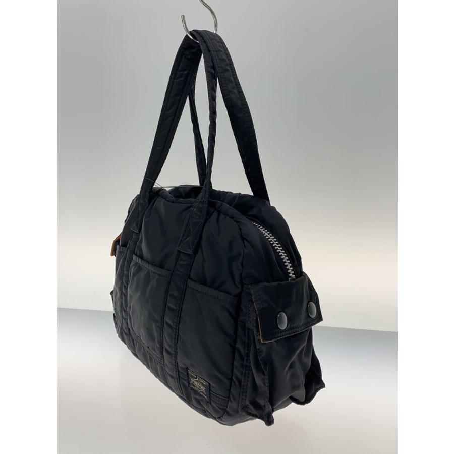 PORTER◇スクエアボストンバッグ/ナイロン/BLK/無地/622-76997 PORTER◇スクエアボストンバッグ/ナイロン/BLK/無地/622-76997