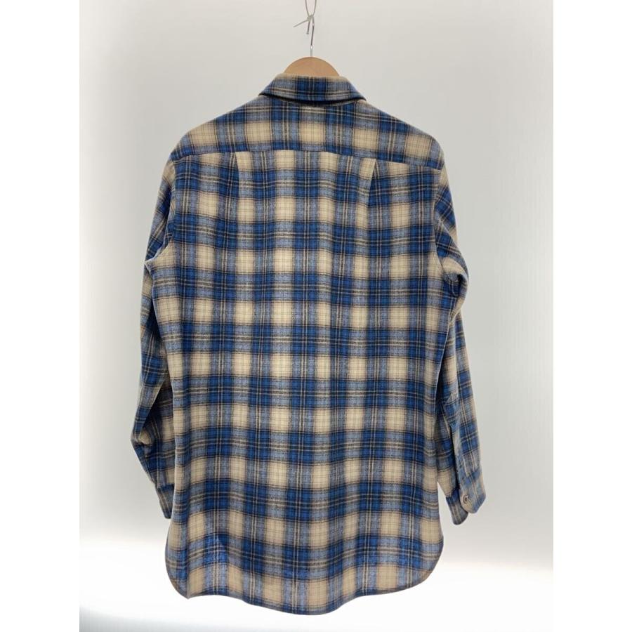 メンズファッション PENDLETON◇90sウエスタンシャツ/L/ウール/BLU