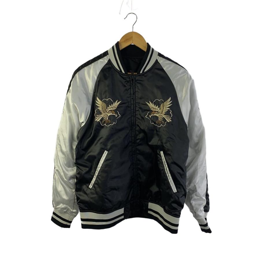 ALPHA INDUSTRIES◇スカジャン/L/ポリエステル/BLK : セカンド