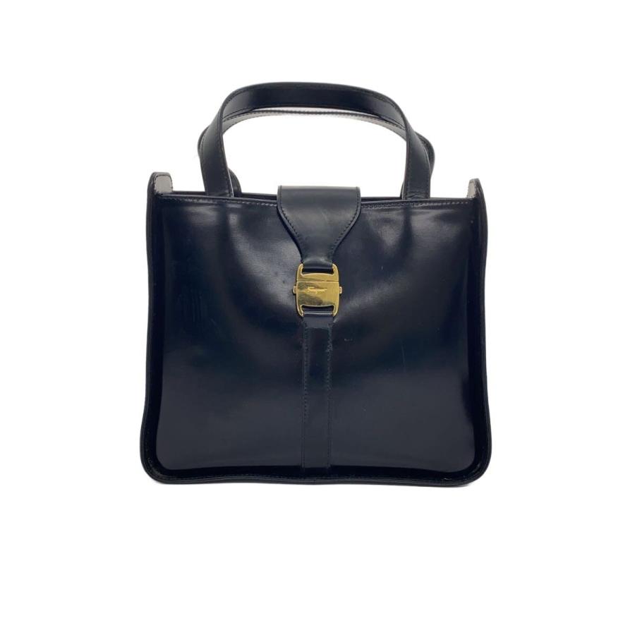 Salvatore Ferragamo◇ショルダーバッグ/レザー/BLK/EE-21 0239