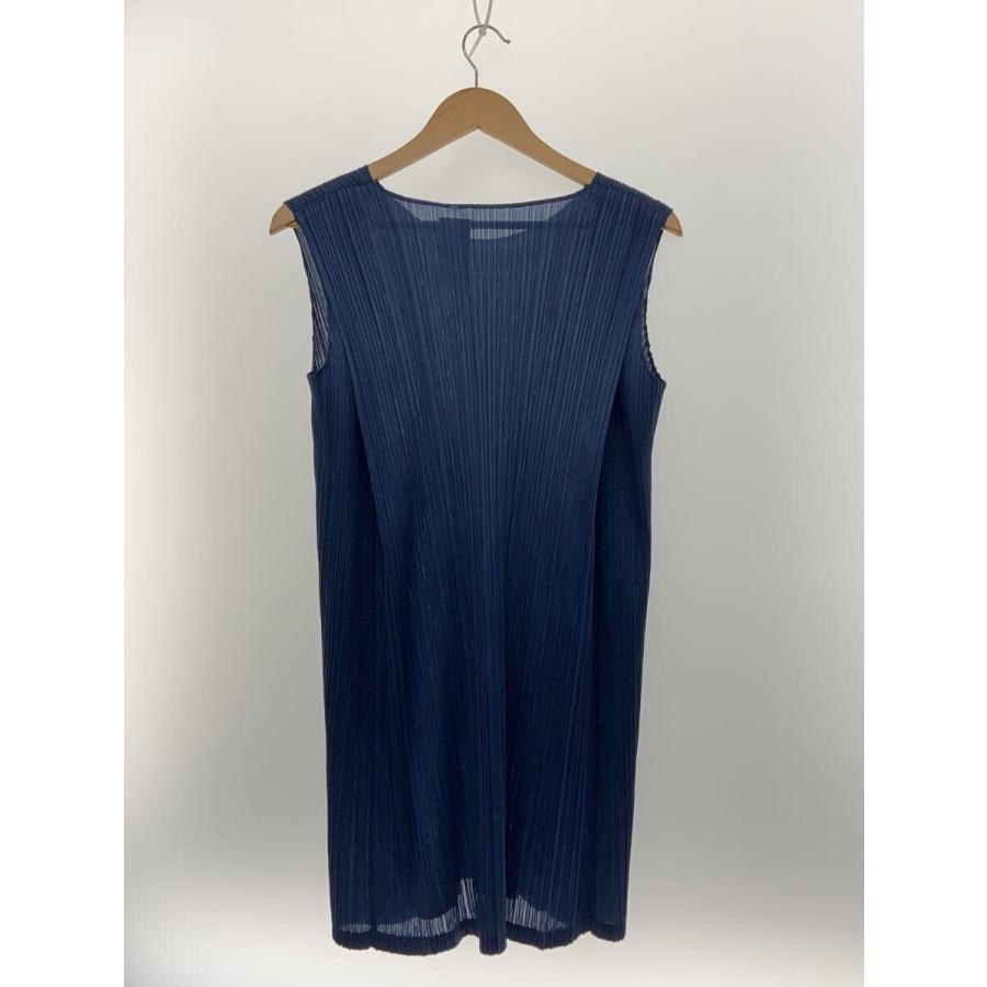 PLEATS PLEASE ISSEY MIYAKE◇ノースリーブワンピース/4/ポリエステル