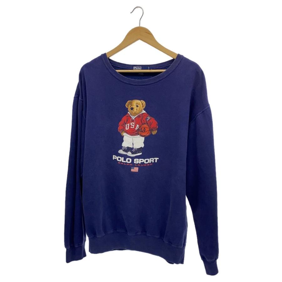 ポロラルフローレン　ポロベア　裏起毛スゥェット　men'sL 良品です POLO RALPH LAUREN】【ポロベア】ポロラルフローレン『裏起毛
