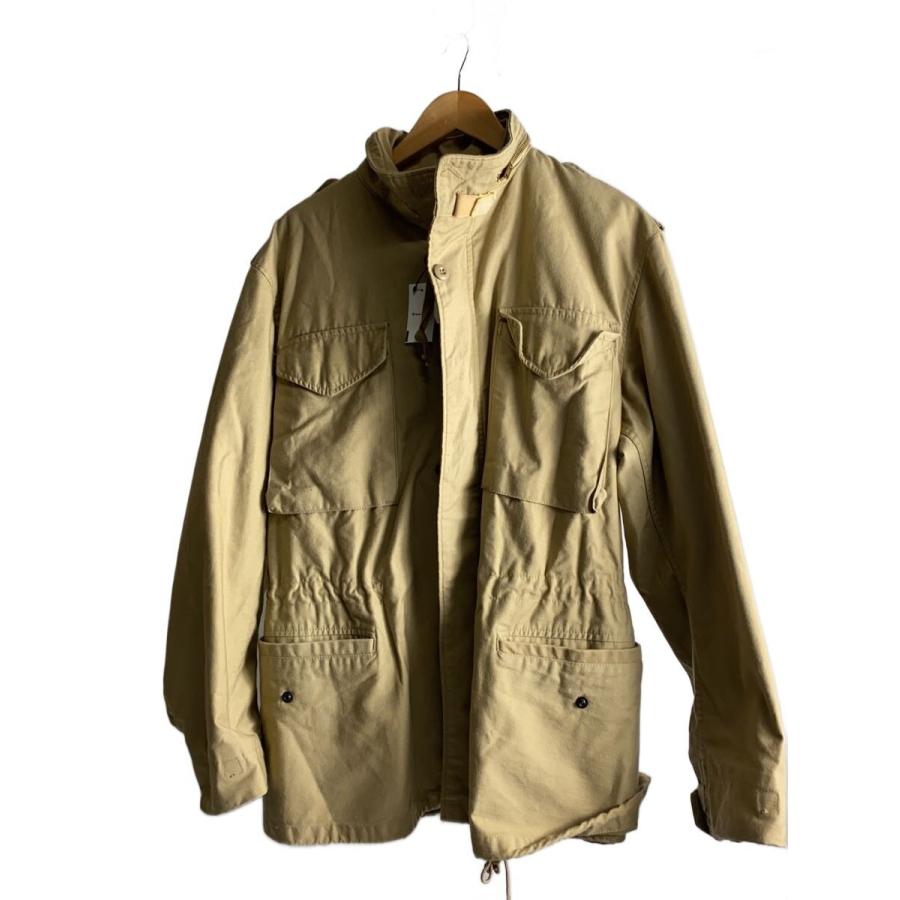 ALPHA INDUSTRIES◇ミリタリージャケット/M/ナイロン/BEG ALPHA 