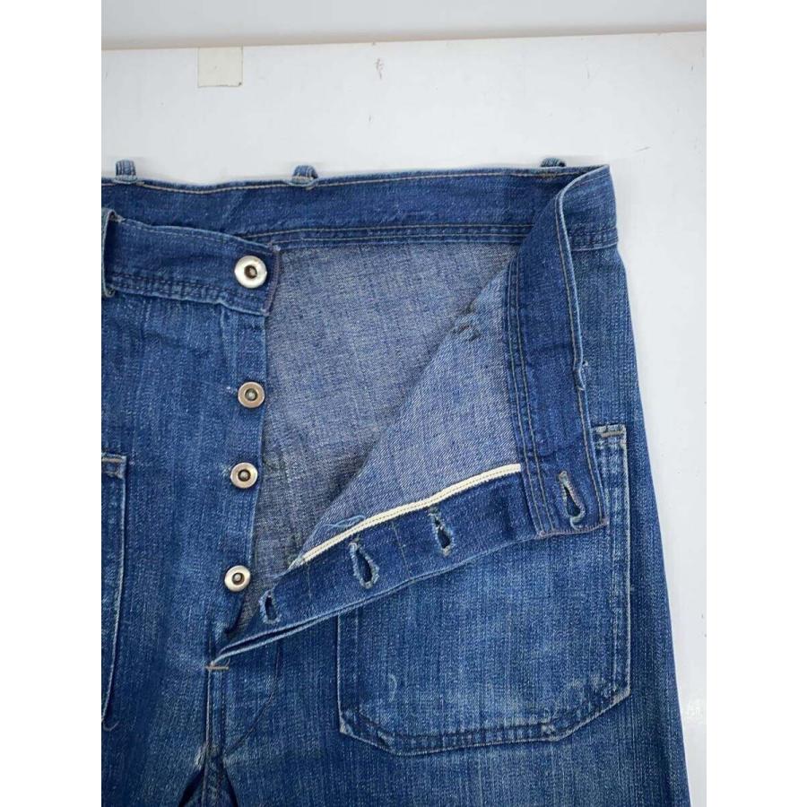 US.NAVY◇40s/WW2/セーラーパンツ/ドーナツボタン/股部分小穴有/81