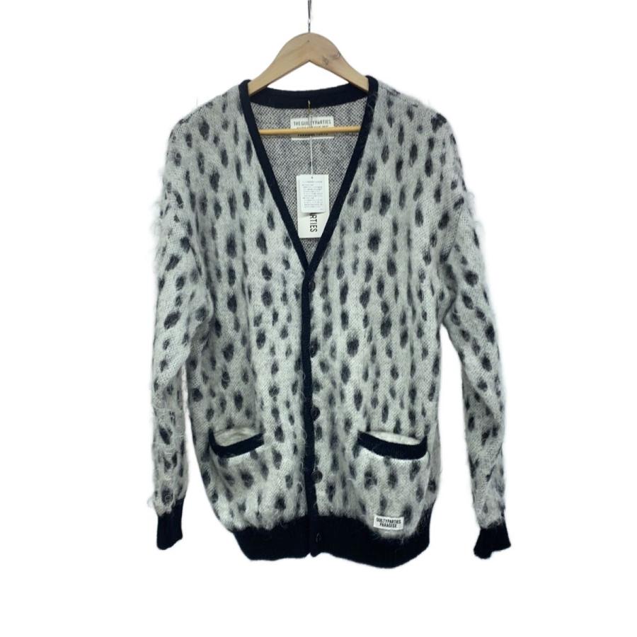 WACKO MARIA◇24SS/LEOPARD MOHAIR CARDIGAN/カーディガン(厚手)/M 