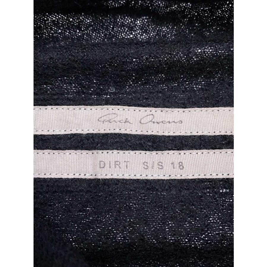 Rick Owens◆BOILED CASHMERE HOODIE/パーカー/M/カシミア/BLK/無地/RU18S5614_2
