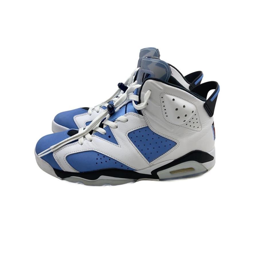 NIKE◇AIR JORDAN 6 RETRO_エアジョーダン レトロ/29cm/BLU : セカンド