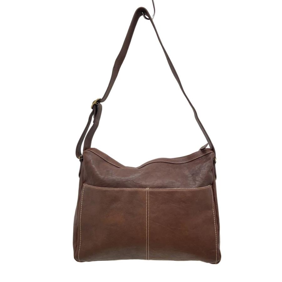 土屋鞄◇ショルダーバッグ/レザー/BRW/無地 : セカンドストリートYahoo