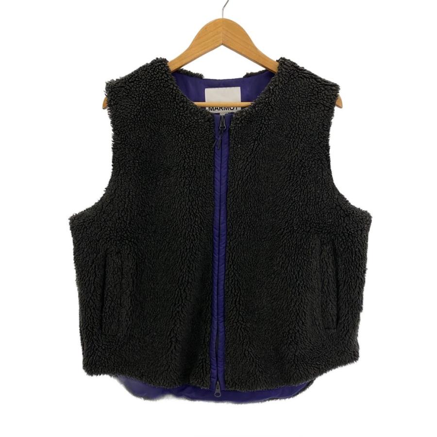 MARMOT CAPITAL◇2024FW/ボアベスト/M/ポリエステル/BLK/24FW-L4-01 