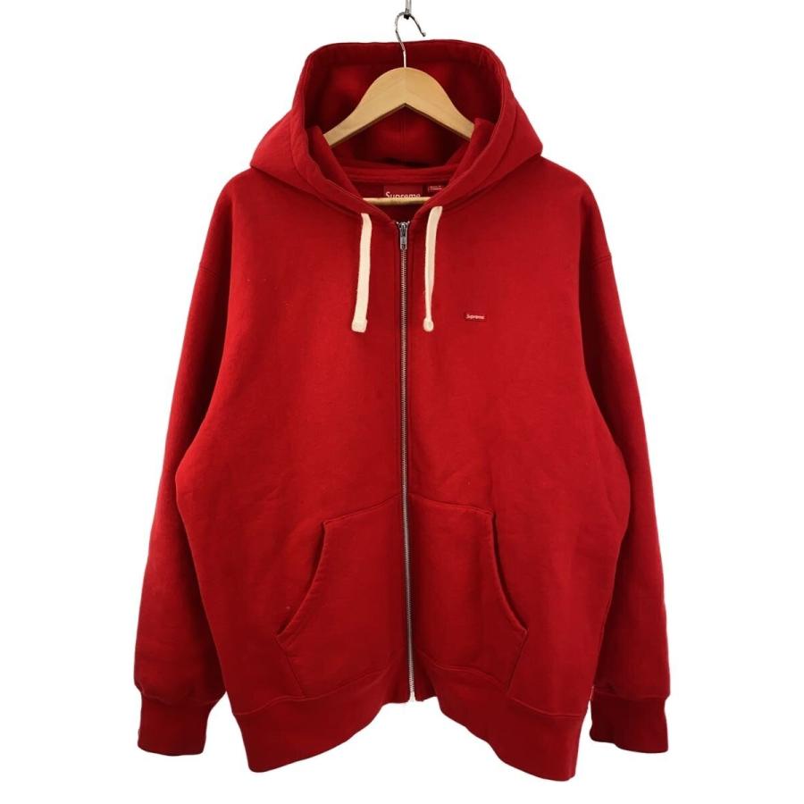 Supreme ロゴ入り 赤パーカー L Supreme◇Supreme シュプリーム/ボックスロゴジップパーカー/L